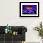 Sunset Savannah Silhouette Wall Art