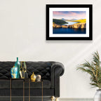 Sørvágsvatn Cliffs at Golden Hour Wall Art