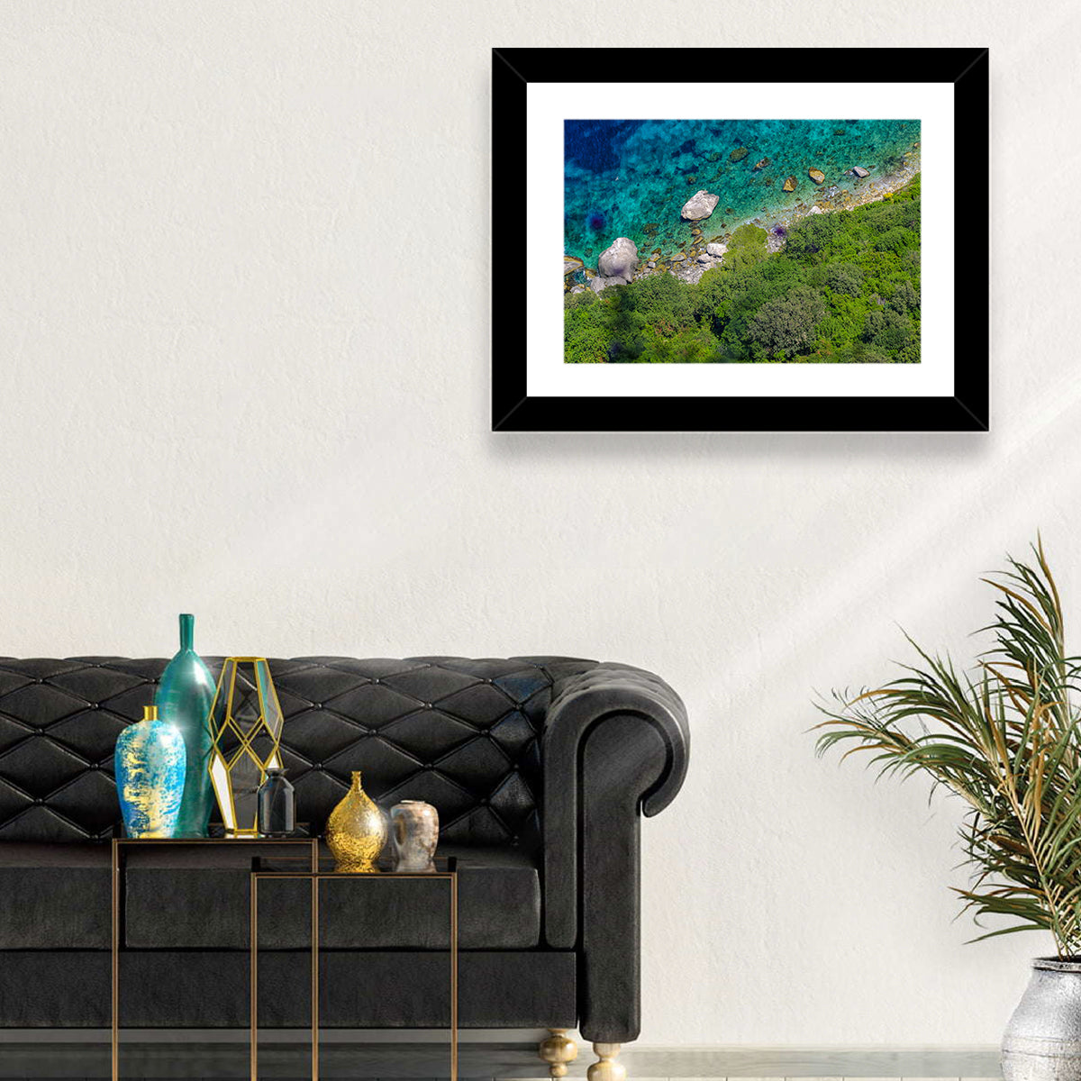 Capri Island Coast Wall Art