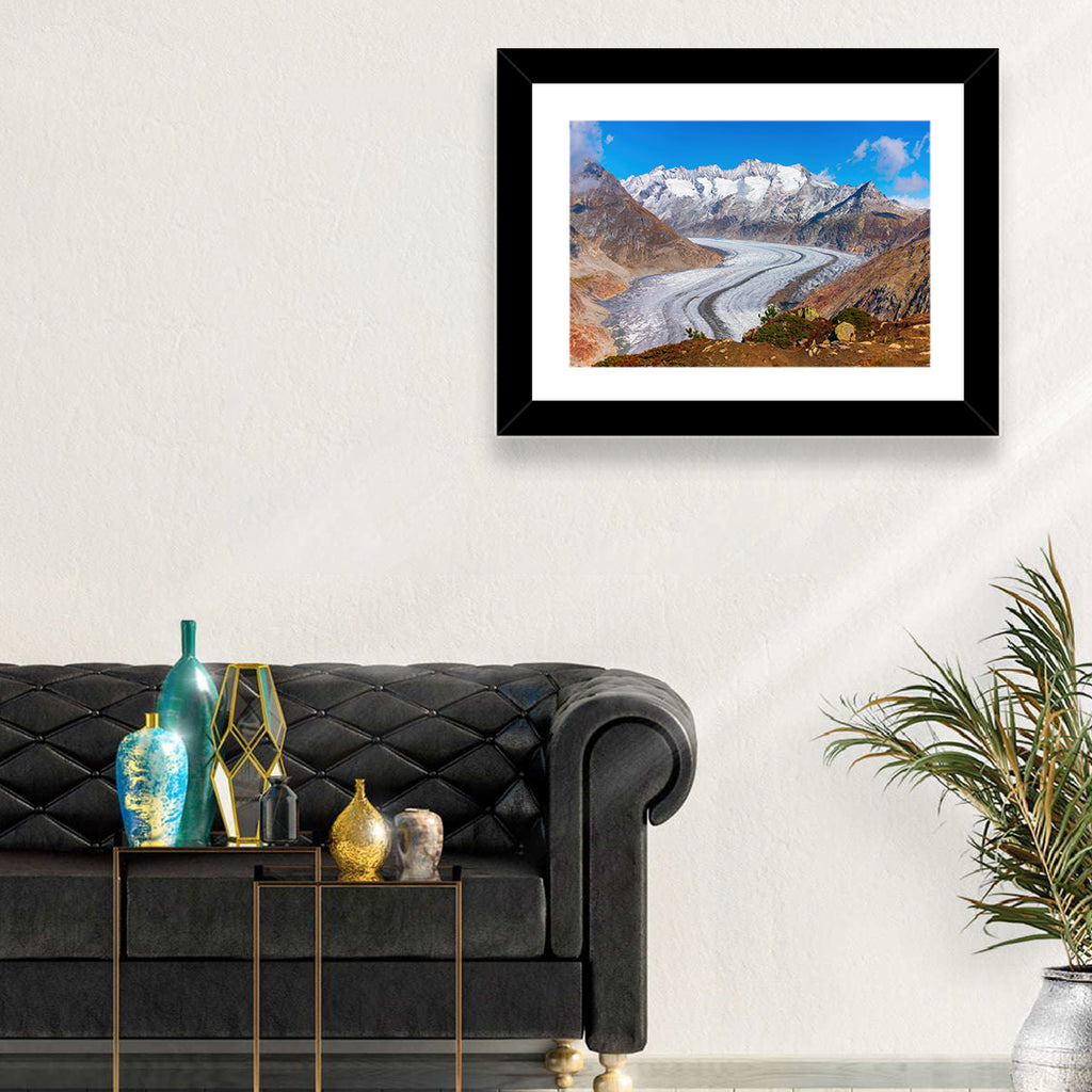 Aletsch Glacier Valley Wall Art