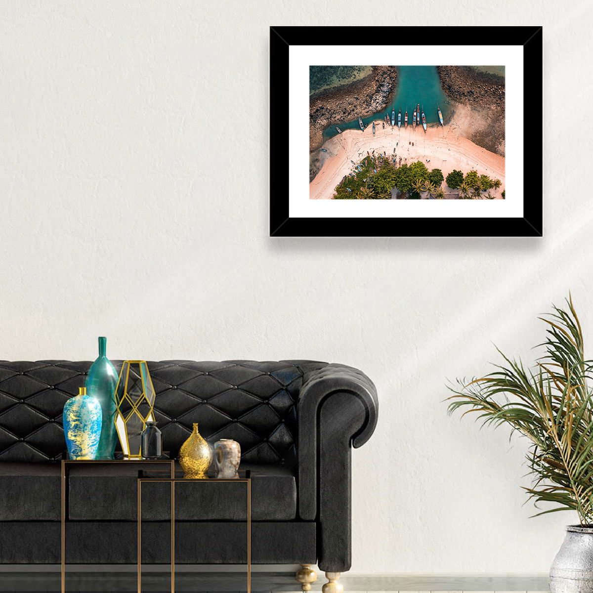 Koh Samui Long-tail Boats Wall Art