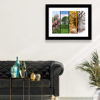 Four Seasons Tree Collage Wall Art