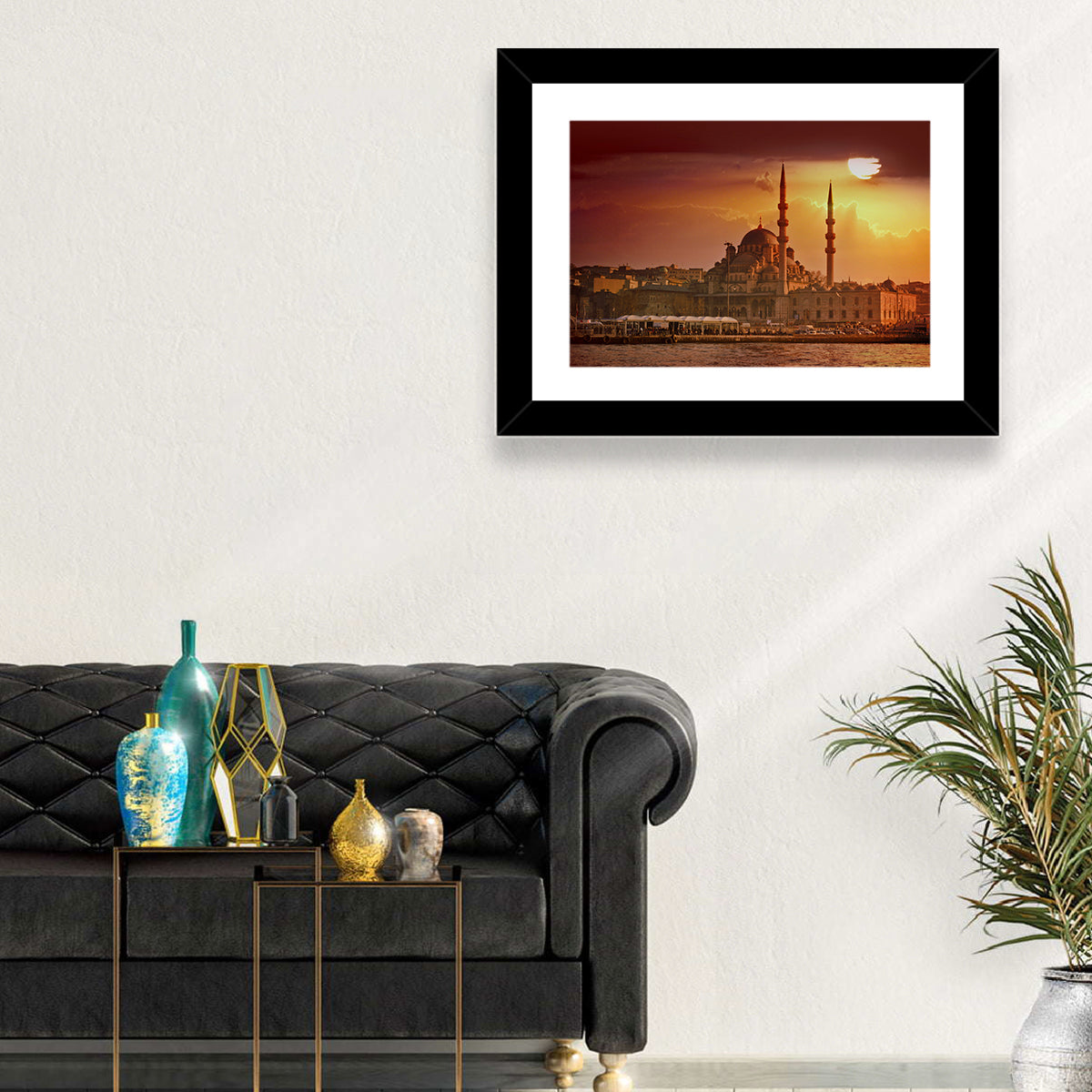 Yeni Cami Golden Hour Wall Art