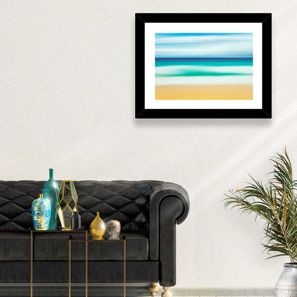 Sand and Surf Abstraction Wall Art