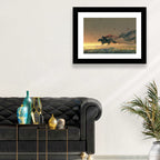 Unstoppable Knight with Red Cape Wall Art