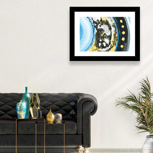 Planet Rings Abstract Wall Art