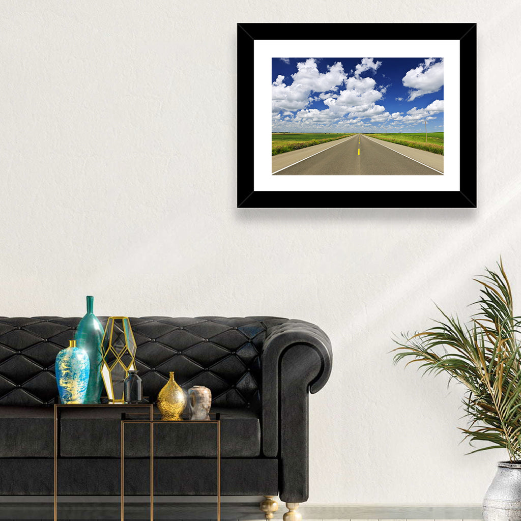 Saskatchewan Prairie Highway Wall Art