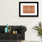 Terracotta Timelapse Circles Wall Art