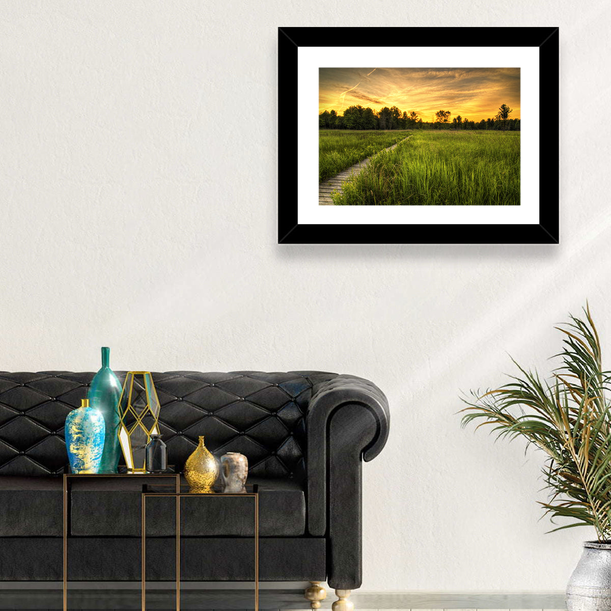 Irwin Prairie Boardwalk Sunset Wall Art