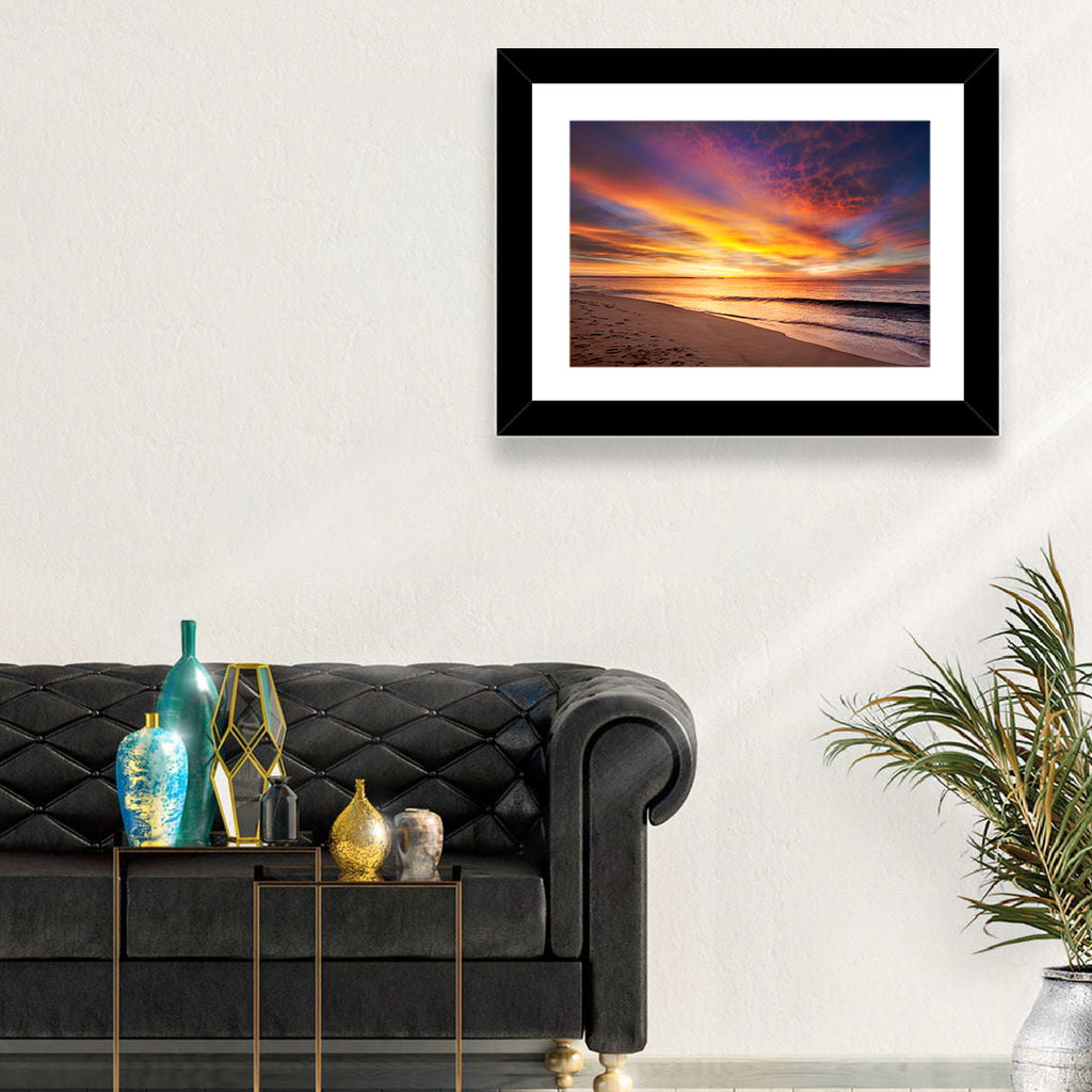 Maine Beach Sunrise Wall Art