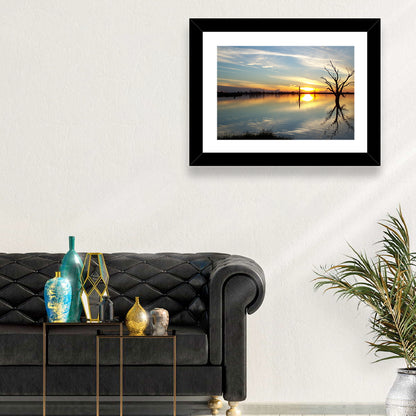 Murray River Sunset Wall Art