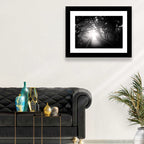 Foggy Forest Bridge Wall Art