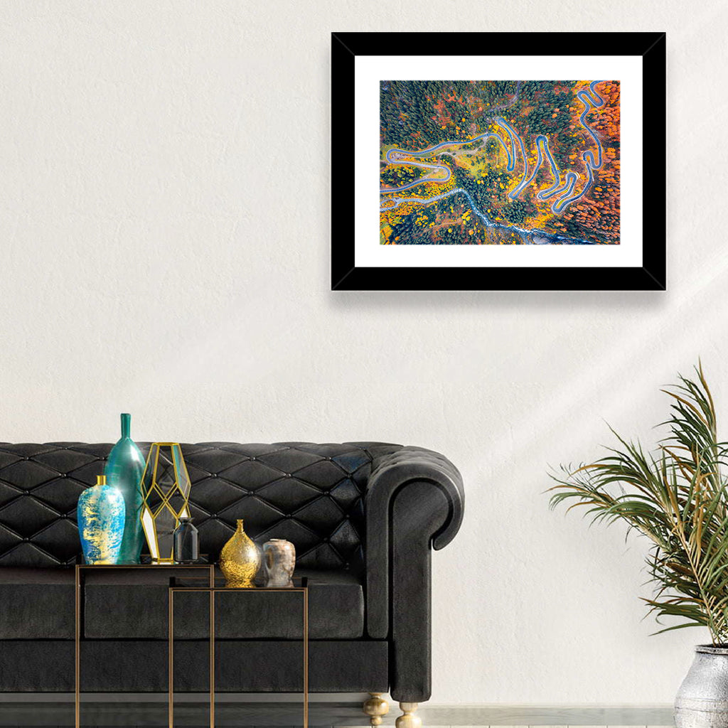 Maloya Pass Aerial View Wall Art