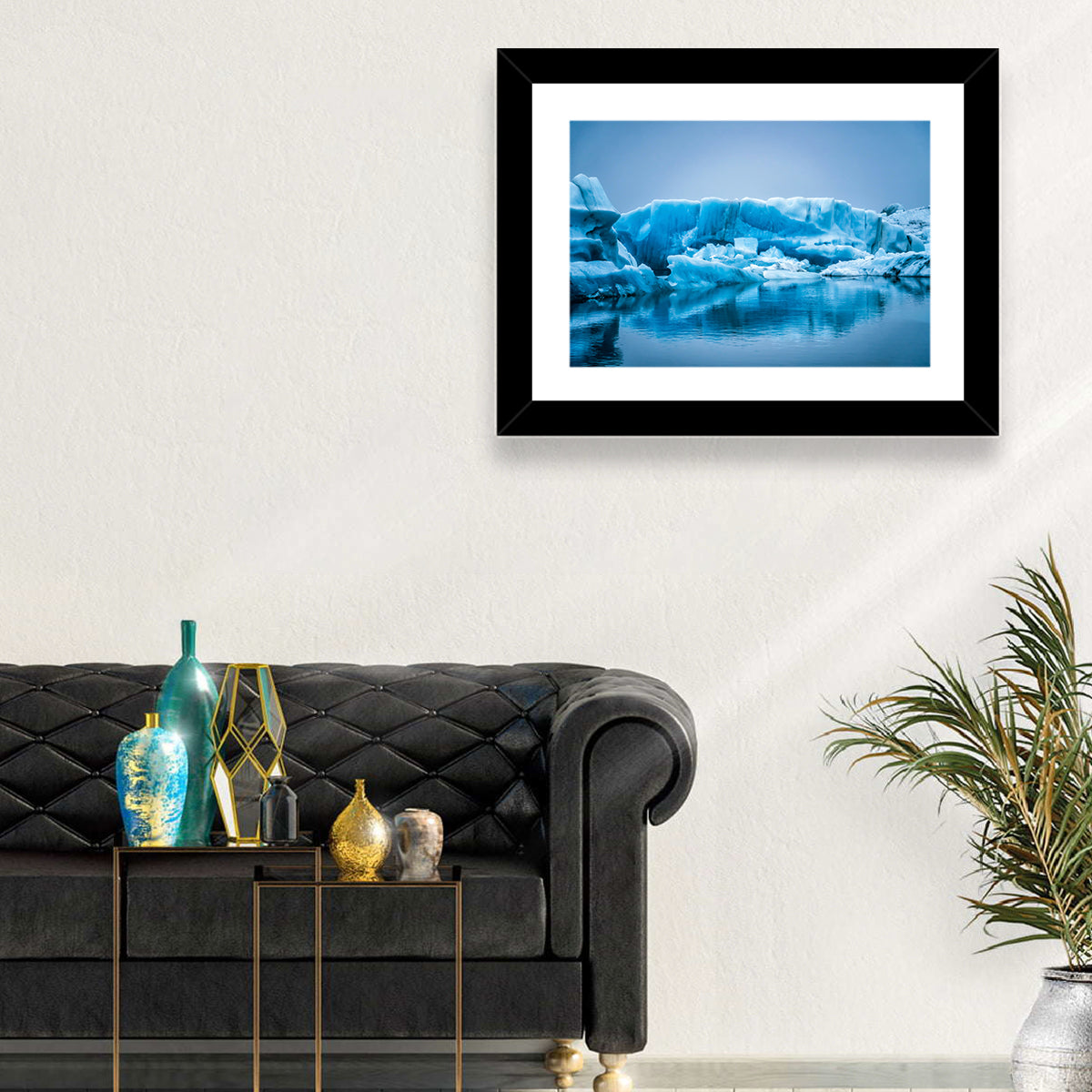 Icebergs in Jokulsarlon Wall Art
