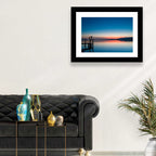 Lake Geneva Sunrise Pier Wall Art