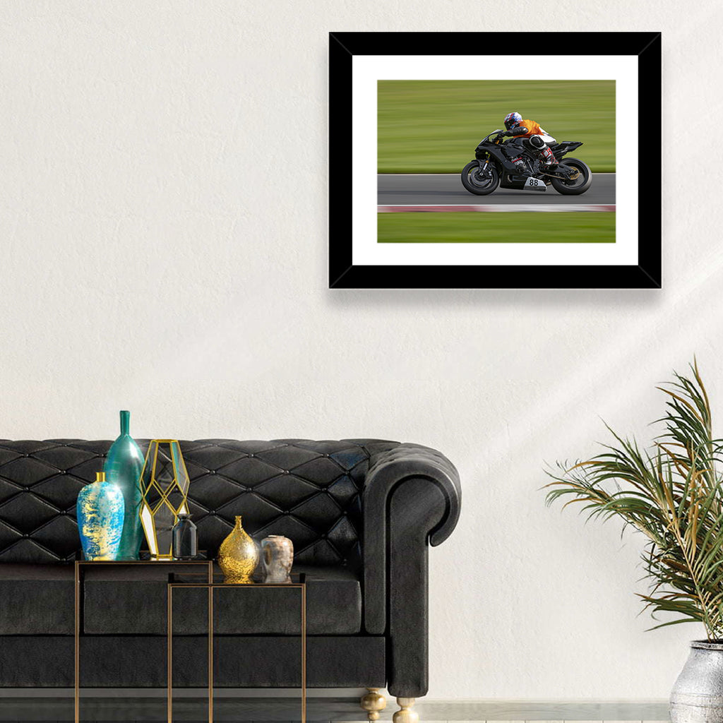 Motorcycle Racer No. 88 Wall Art