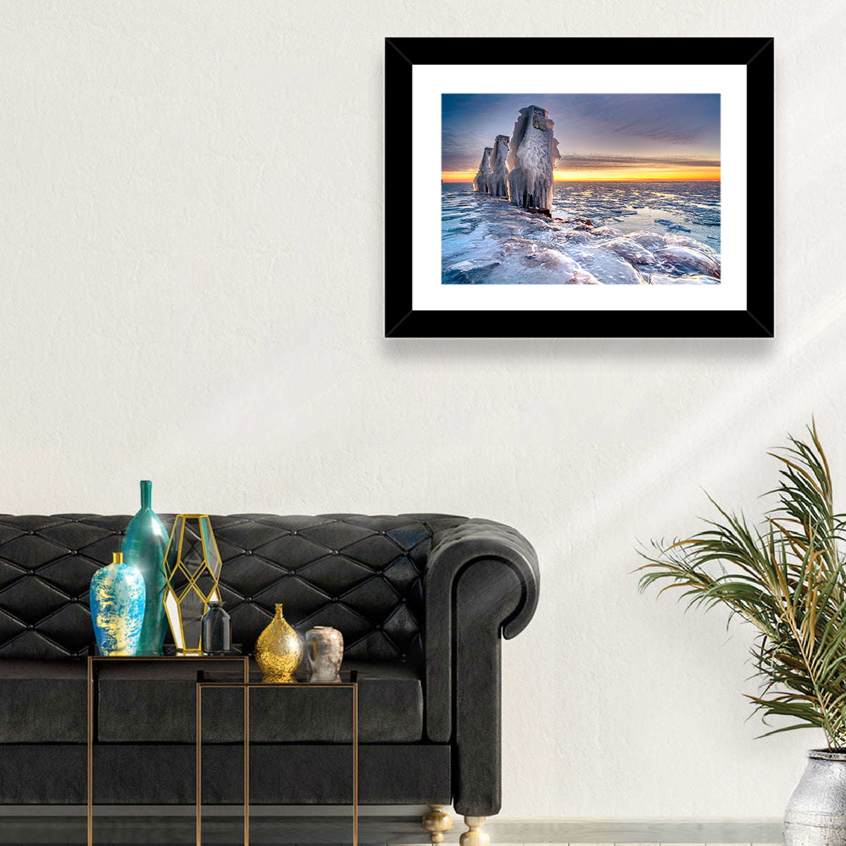 Netherlands Ice Sculpture Wall Art in a room, landscape