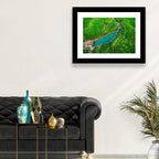 Meadows Lake Aerial Wall Art
