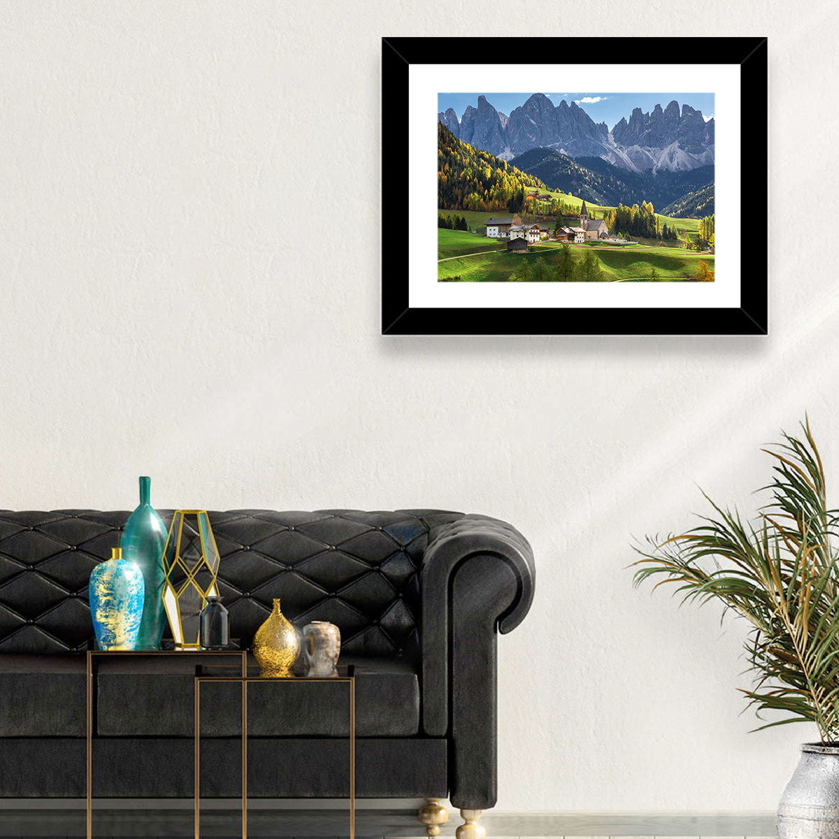 Santa Maddalena Autumn Village Wall Art