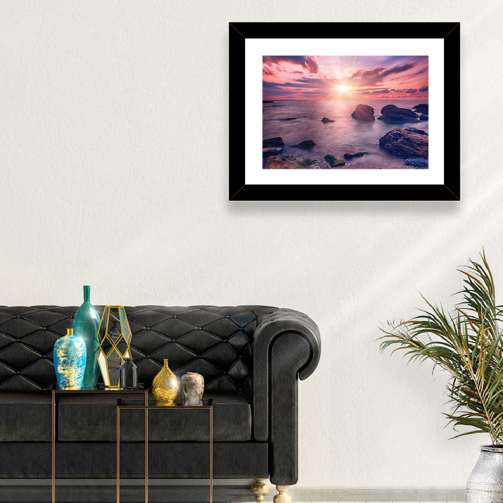 Ethereal Sea Sunrise Wall Art