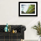 Misty Path at Gullfoss Waterfall Wall Art