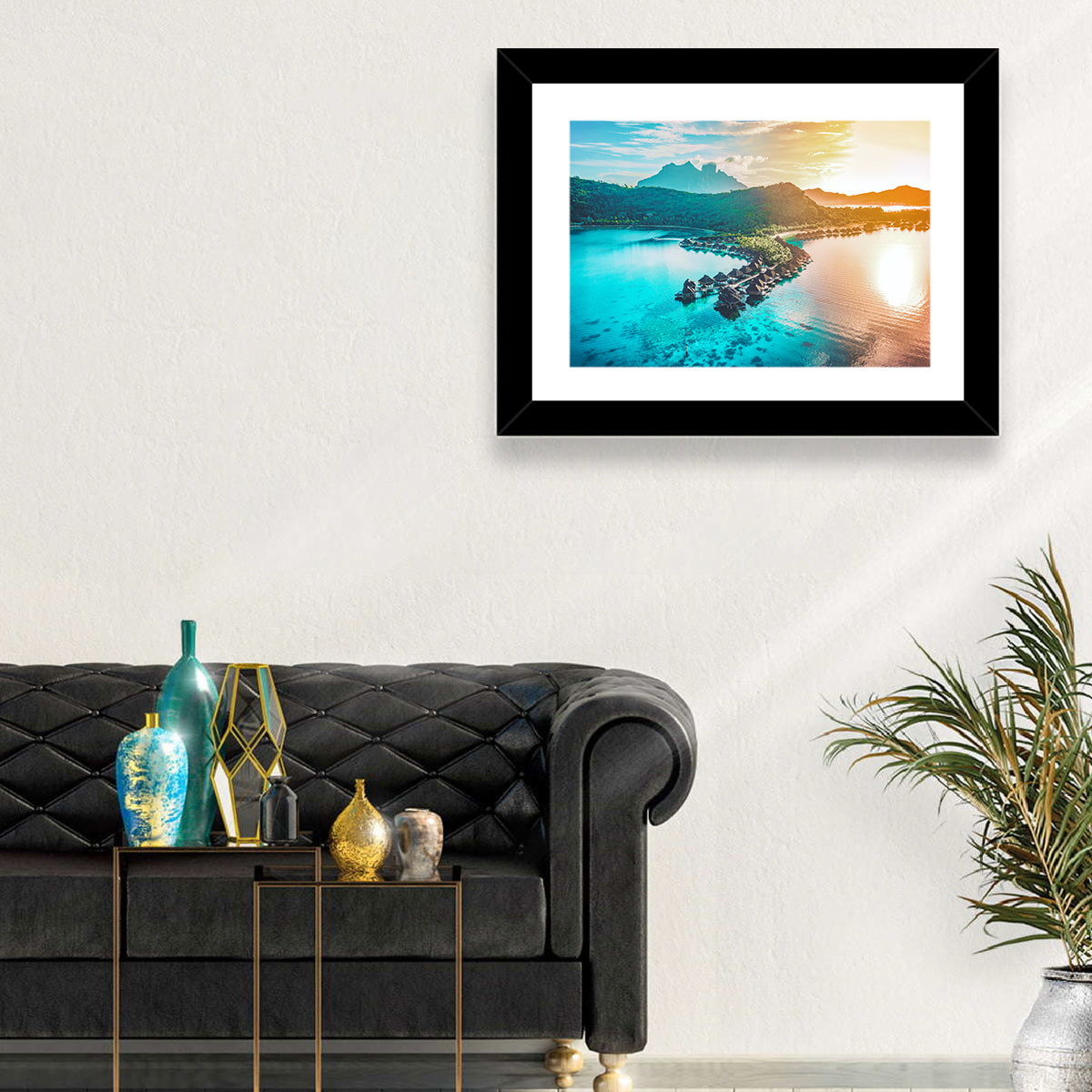 Island Tourist Destination Wall Art