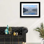 Coeur D Alene Winter Lake Reflection Wall Art