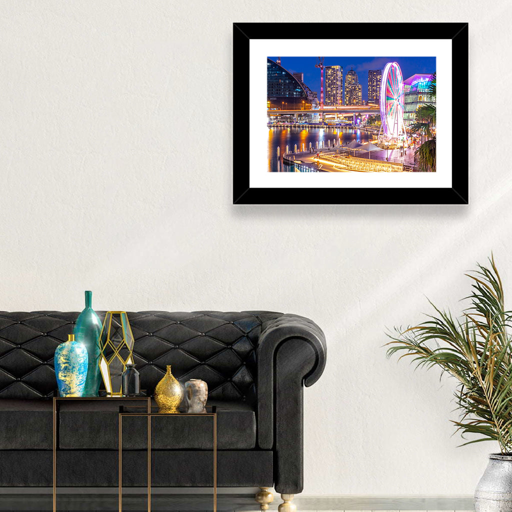 Darling Harbour Nightscape Wall Art