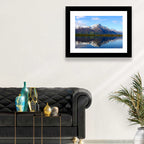 Pioneer Peak Reflected in Jim Lake Wall Art