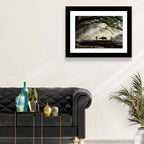 Village Morning with Buffalo Wall Art