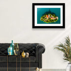 Bled Island Aerial View Wall Art