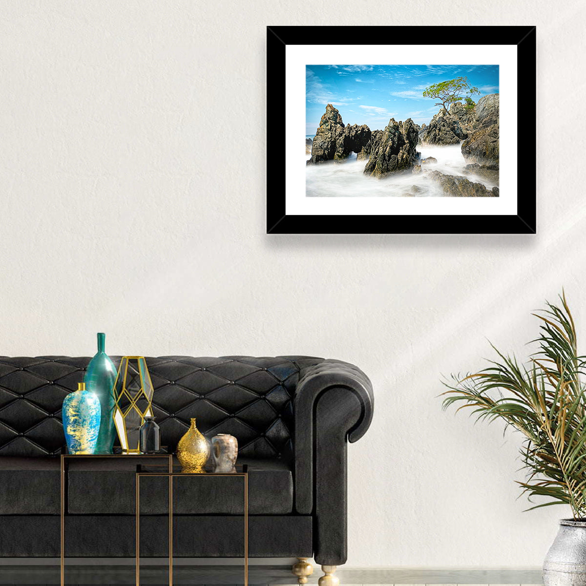 Karang Bebay Misty Shore Wall Art