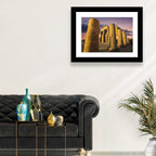 Kom Ombo Temple Pillars at Sunset Wall Art