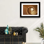 Worms-eye Spiral Staircase Wall Art