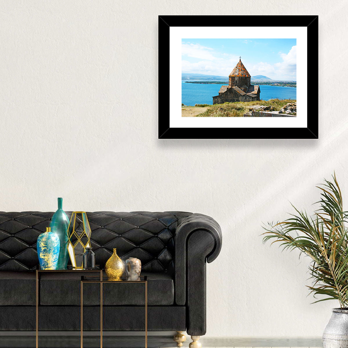 Sevanavank Monastery, Lake Sevan Wall Art in a room, landscape