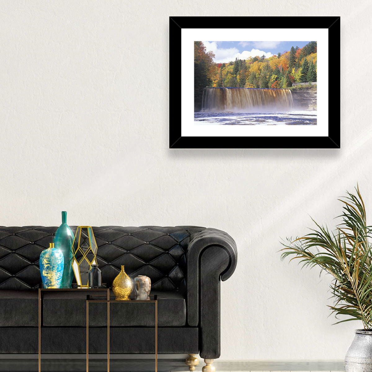 Tahquamenon Falls Autumn Waterfall Wall Art