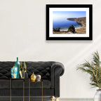 Titicaca Cliffs and Turquoise Water Wall Art