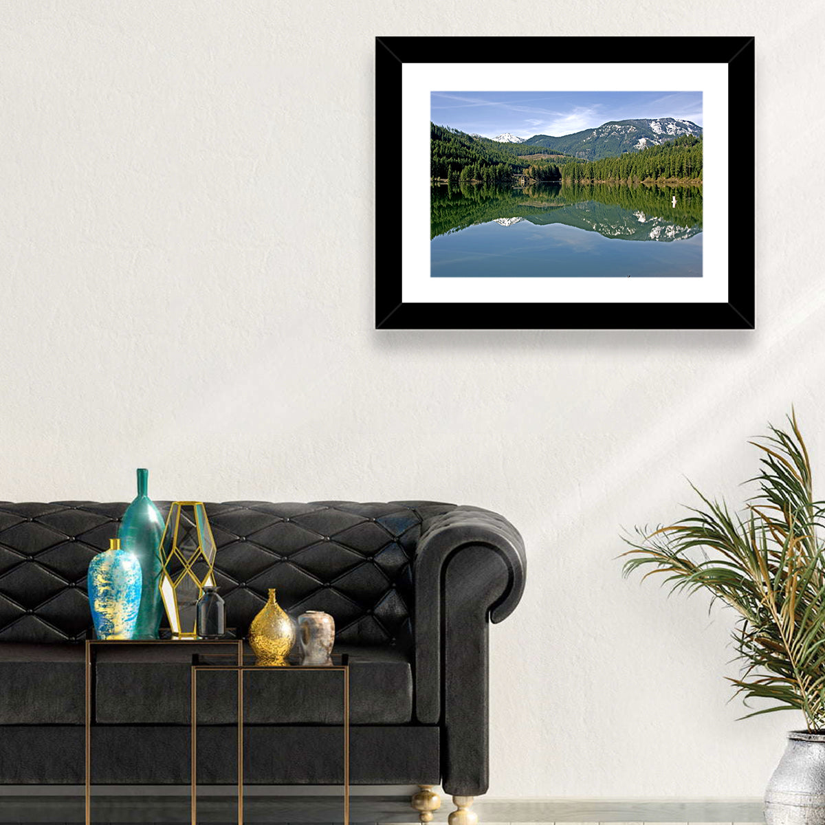 Lake Crescent Reflection Wall Art