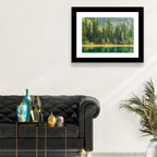 Tranquil Forest Lake Wall Art