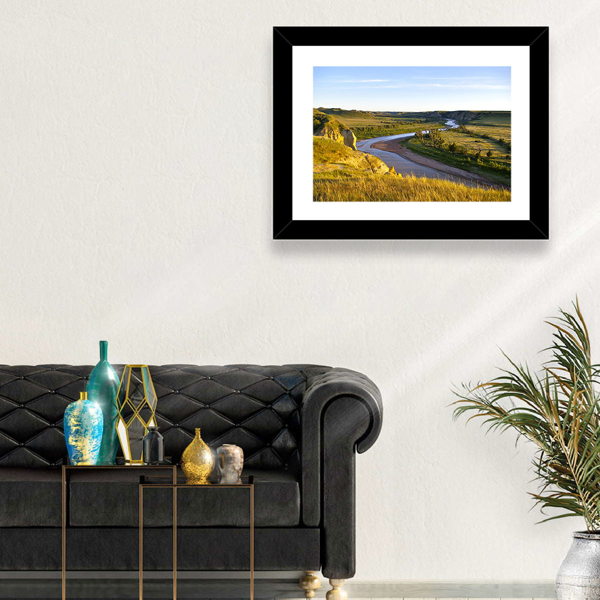 Little Missouri River Wall Art in a room, landscape