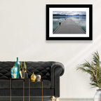 Lake Mcdonald Wooden Dock Wall Art