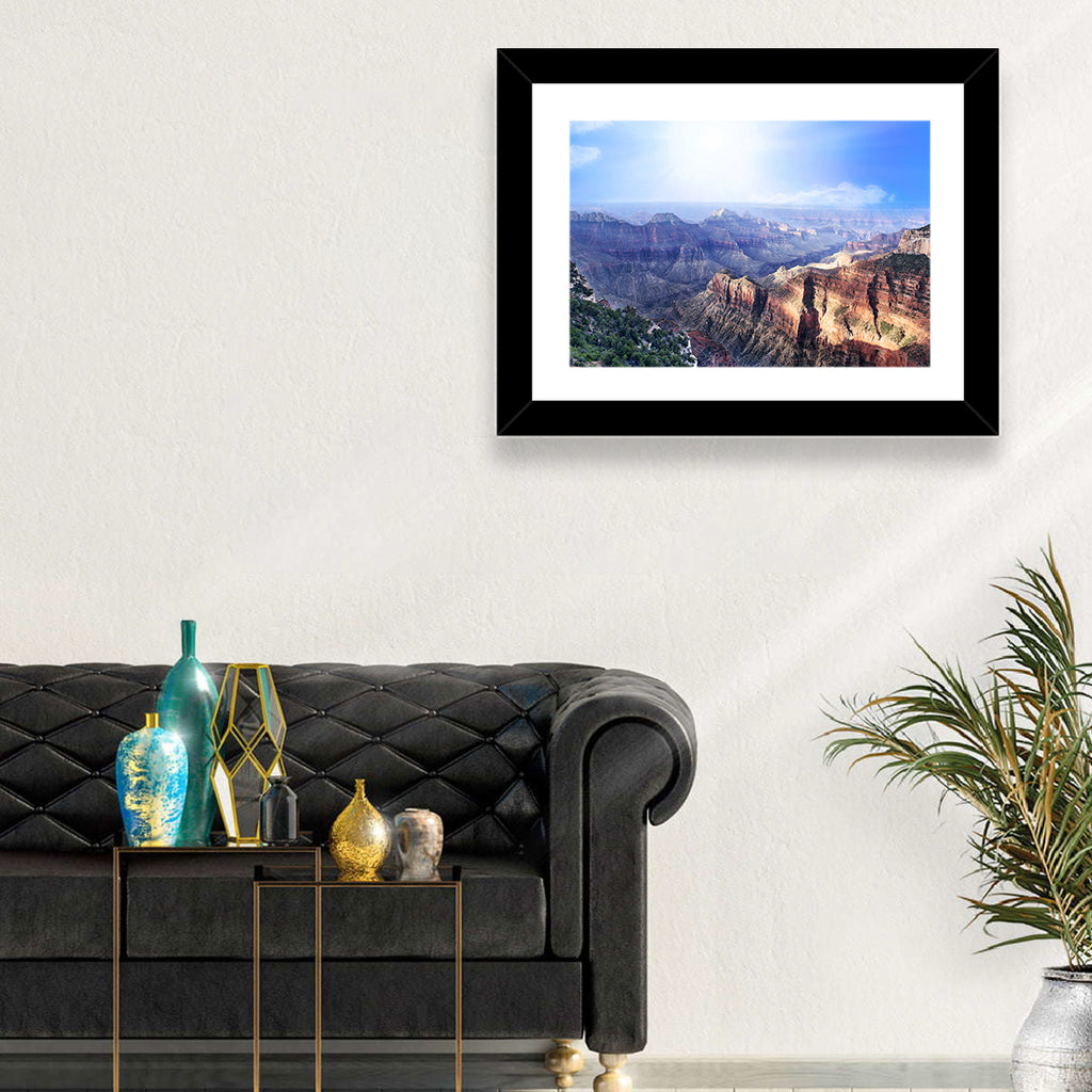 Grand Canyon Sunlit Vista Wall Art