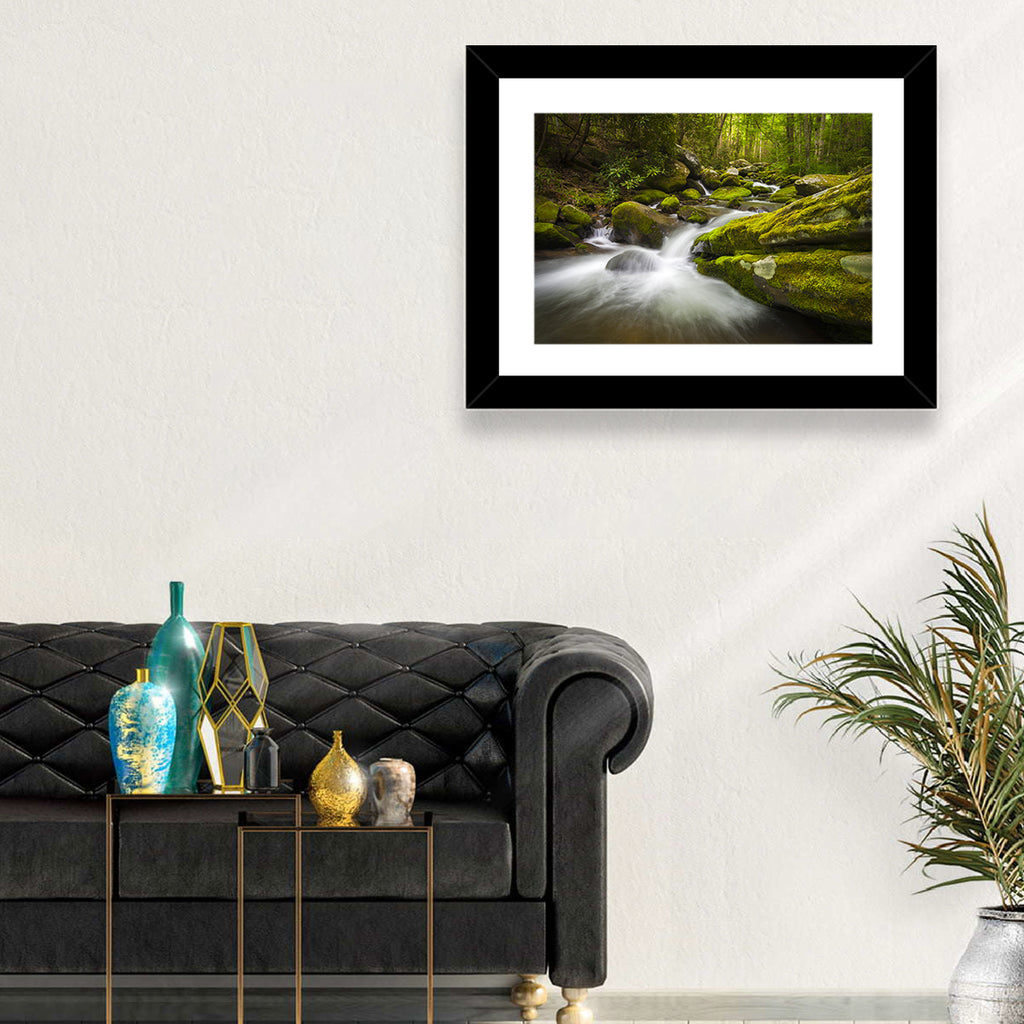 Gatlinburg Park Stream Wall Art