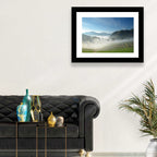 Sunlit Terraced Tea Hills Wall Art