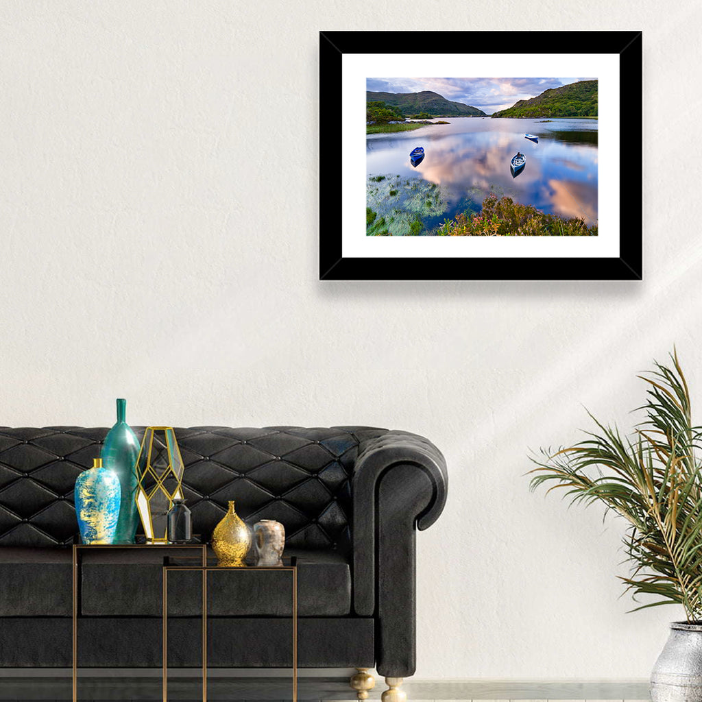 Lough Leane Rowboats at Dusk Wall Art