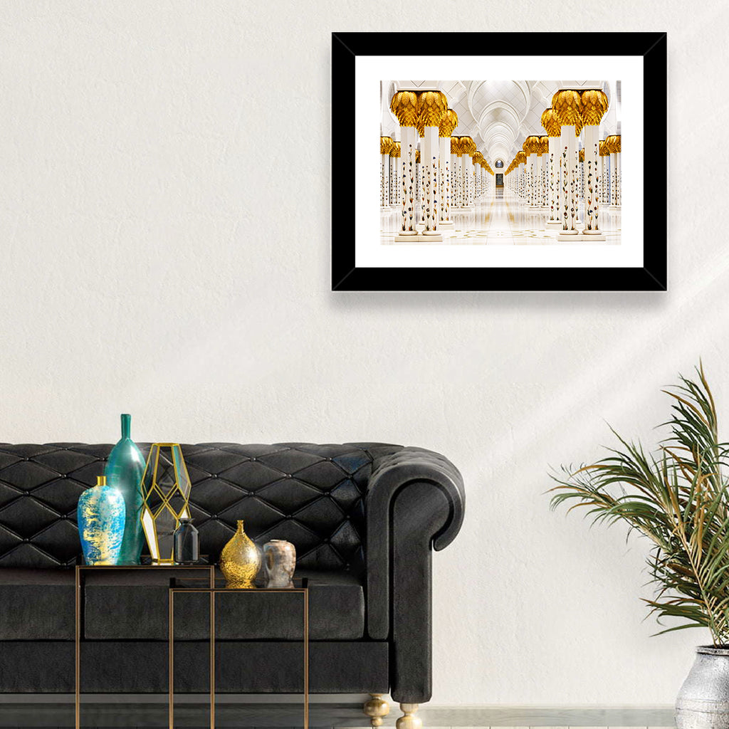 Sheikh Zayed Grand Mosque Colonnade Wall Art