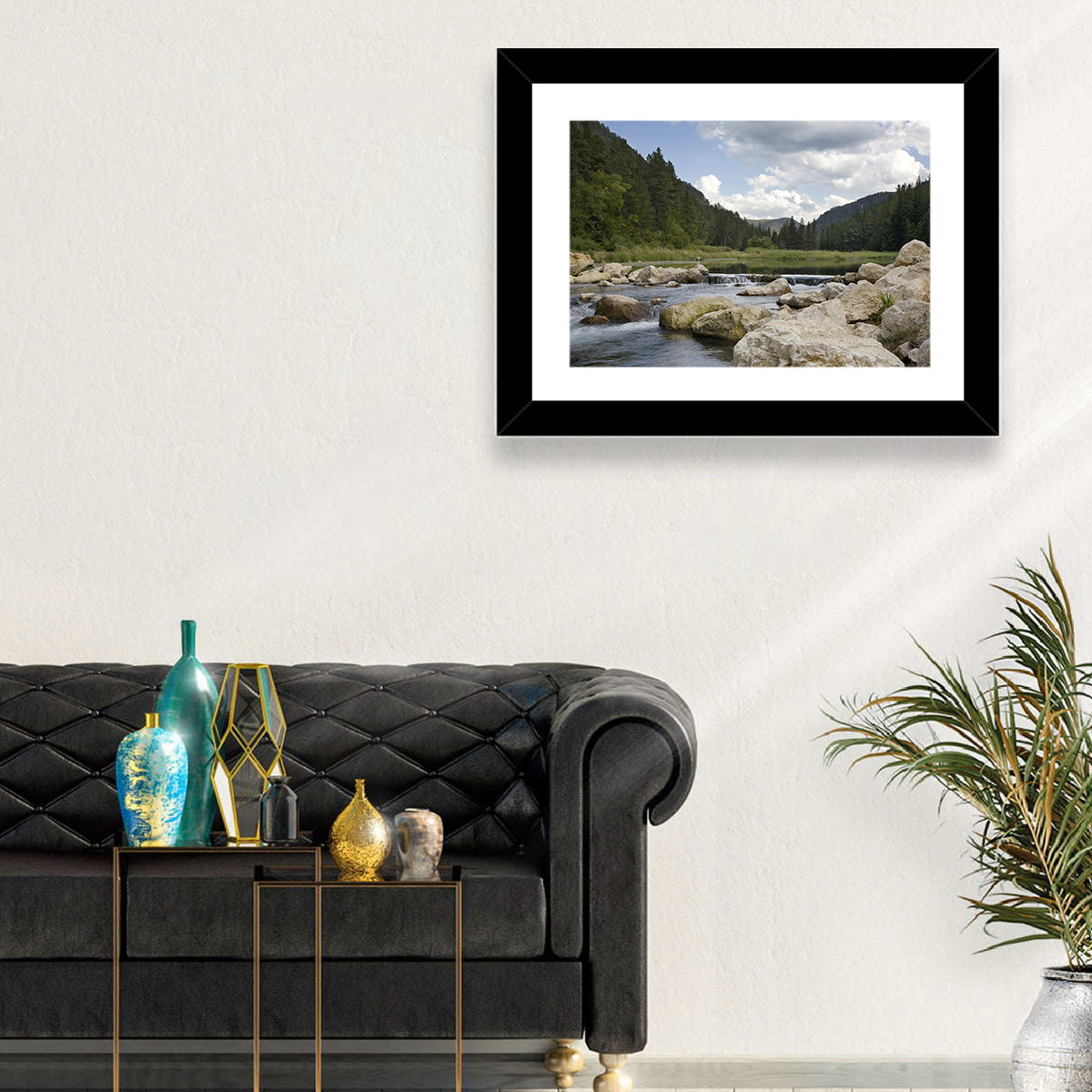 Spearfish Canyon, Black Hills Wall Art in a room, landscape