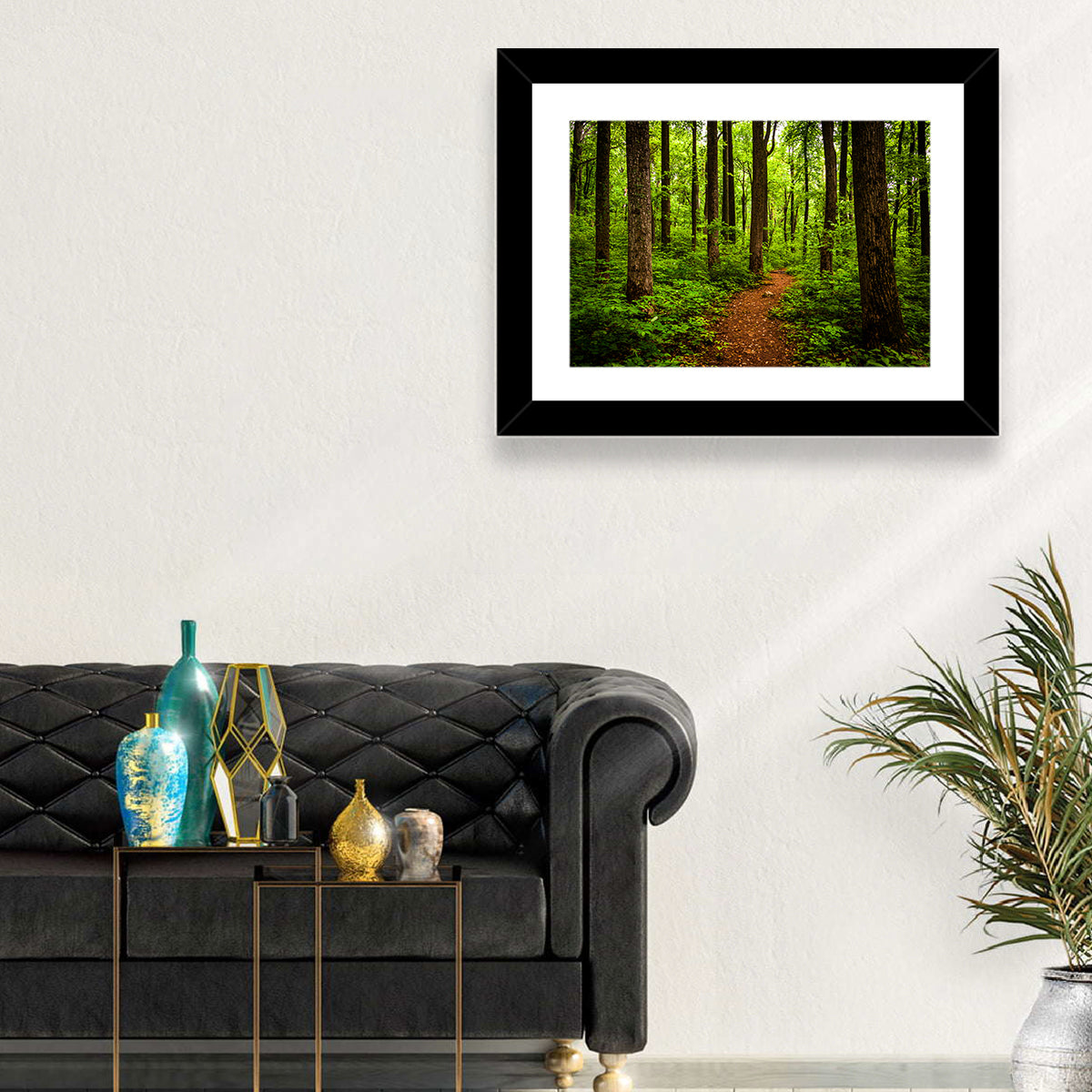 Shenandoah National Park Trail Wall Art in a room, landscape