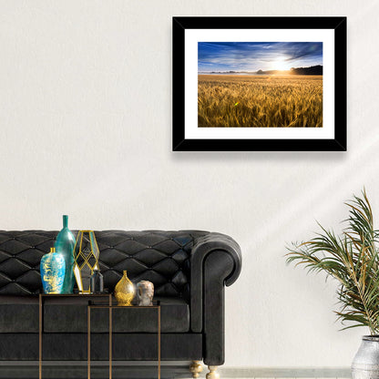 Blooming Wheat Field Wall Art