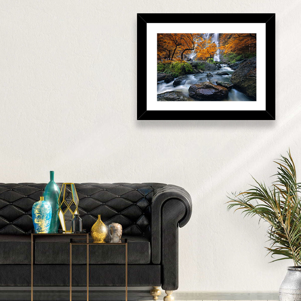 Konglan Autumn Waterfall Wall Art